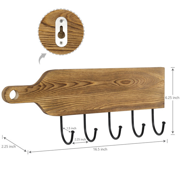 Loon Peak® Cutting Board Wall Mounted Utensil Hook Wayfair